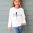 thumbnail image 5 of CLOISE Kids Shirts Long Sleeve Boys Girls Youth White Crew Neck Tops Butterfly Casual Fashion Fall Winter Clothes 7T, 5 of 5