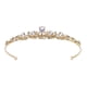 thumbnail image 1 of Zhuge Tiara de boda para novia, diadema de princesa, corona nupcial, joyería para el cabello con diamantes de imitación de cristal, decoración para novia, cumpleaños, graduación, boda (oro), 1 of 4