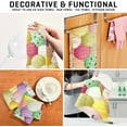thumbnail image 7 of Kitchen Towels Colorful Ball Ice Cream Pattern Cleaning Towel Absorbent Hand Towels Tea Towels for Home Restaurant Dish Clean 28" x 18", 6PCS, 7 of 7
