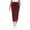 Wine Skirts for Women, variant on Clearance Sales Today Deals Iumwxz Stretchy Ridded Knit Slim Fit Wrap Skirt Casual Summer Skirts Solid Skirts Elastic Mid Waist Long Skirt for Women Dressy Travel