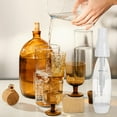 thumbnail image 4 of KAKOWELY 1Pc Hand Operated Sparkling Water Maker White Manual Beverage Tool for Home, 4 of 8