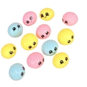 28Pcs Mini Colorful Dumpling Squishy, Cute Squishy Dumpling Large, Squishy Dumpling Doll with Cute Expressions, Silicone Bun Sensory Fidget Dolls, Hand Pinching Decompression Dolls