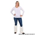 thumbnail image 2 of WHITE FURRY LEG WARMERS, 2 of 2