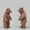 D, variant on D Standing Brown Bear Statue Educational Animal Figurines For Toddlers Preschool Kids Gift Set