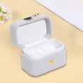 thumbnail image 1 of Lindbes Small Jewelry Ring Box  Mini Travel Jewelry Box  Portable Jewelry Storage Organizer Box  Travel Jewelry Ring Case, 1 of 5
