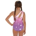 thumbnail image 2 of POLERO Girls' Mermaid Scale & Cherry Blossom One-Piece Swimsuit with Mesh Cover Up Skirt - Cute Quick-Dry Swimwear for Beach & Pool Vacation, 7-18 Years, 2 of 10