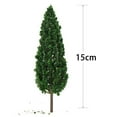 thumbnail image 4 of Mosiee 10Pcs Model Pine Trees Greening Landscape Artificial Tree Model For Scale Railway Layout 15Cm Sl-16059 Miniature Model Scenery, 4 of 9