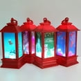 thumbnail image 4 of 4PCS Halloween Atmospheres Decorative Props Plastic Glowing Night Light house Red, 4 of 6