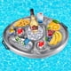 thumbnail image 1 of Portavasos flotante, bandeja inflable para bebidas de piscina con 8 orificios, portavasos de piscina de gran capacidad, enfriador de bebidas para piscina, cerveza, vino, comida, fruta,, 1 of 5