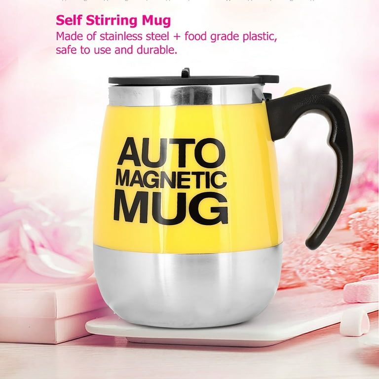 Automatic Stirring Coffee Cup Insulation Cup Self Auto Mix Mug Warmer  Bottle Battery Powered Home Kitchen