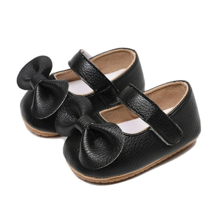 

TOWED22 Toddler Boy Sandals Girls Single Shoes Bowknot First Walkers Shoes Toddler Sandals Princess Sandals For Boys Black