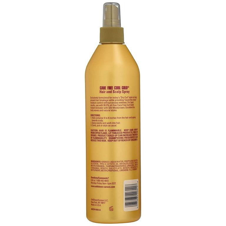 Care Free Curl Gold Hair & Scalp Spray Care Free Curl Gold Hair & Scalp Spray
