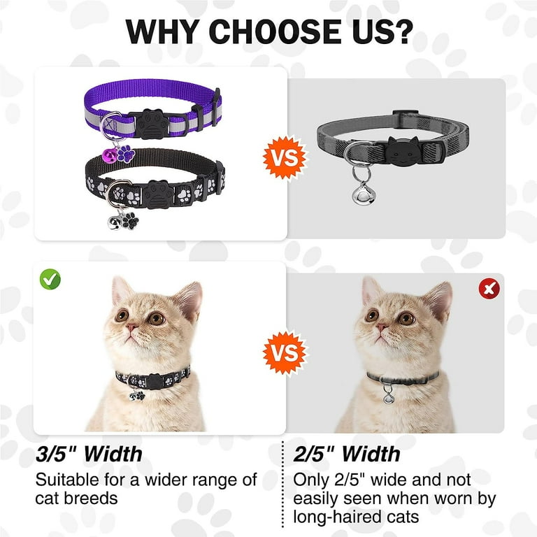 Collars for long haired cats cheap