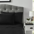 thumbnail image 2 of Mainstays 4-Piece Black Bed Sheet Set, Queen, 2 of 5