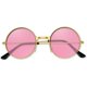 thumbnail image 1 of Gafas de sol BOUBONI, rosas, hippie, redondas, para mujer y hombre, 1 of 7