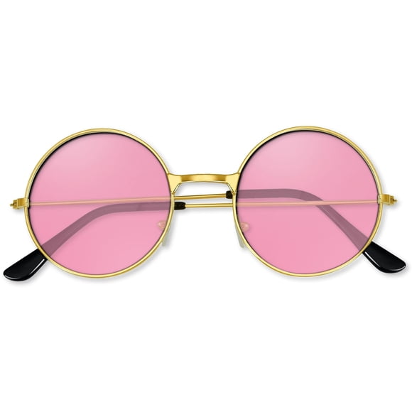 Gafas de sol BOUBONI, rosas, hippie, redondas, para mujer y hombre