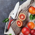thumbnail image 6 of MYVIT Ceramic Knife Set with Block Kitchen 4-Pack Paring Knife with Cover Chefs Fruit Vegetable Cutting Knife for Boneless Meat, 6 of 8
