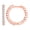 10K Rose Gold, variant on Fine Jewelry Sterling Silver Lab Grown Diamond Hoop Earrings (1 cttw, E-F Color, VS1 Clarity)