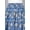 Multicolor4, variant on Women Blue Cotton Maxi Skirt, Boho Style Pink & White Floral Hand Block Print with Elastic Waist, XS