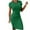 Green-05, variant on STETMN Ladies Maxi Dress Casual Short Sleeve Crew Neck Striped Long Color Block Maxi Dress