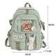 thumbnail image 1 of Mochila estética japonesa para niñas, mochilas escolares bonitas para estudiantes, adolescentes, bolsillos Kawaii para mujer, Mochila para portátil Harajuku Fivean unisex, 1 of 2
