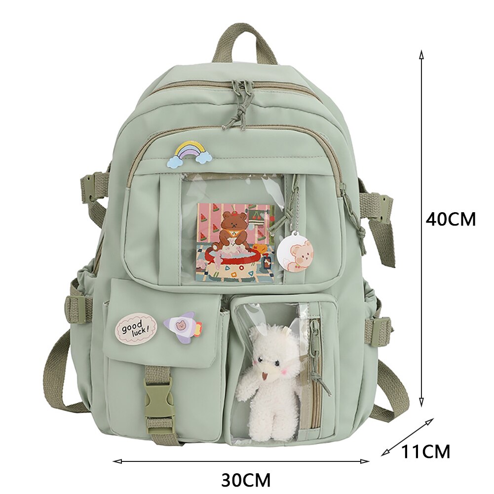 Sac Messenger Japonais En PU - Marron, 38x25x15 Cm, Poignée Et Bretelles Amovibles, Style école