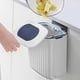 thumbnail image 4 of Trash Can Creative Kitchen Wall Hanging Recycling Garbage Bin(blue), 4 of 5