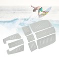 thumbnail image 3 of Tapis de Traction de Pont, Tapis de Traction de Planche de Surf EVA, Tapis de Traction de Pont Durable, Tapis de Queue de Surf, Tapis de Traction de Pont, Tapis Antidérapant pour Planche de Surf Noir, Blanc, Gris, 3 of 8