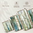 thumbnail image 6 of Elephant Stock Birch River Walk Wall Art - Horizontal Multi Panel Canvas - Living Room Wall Decor - Floral And Botanical Multi Panel - Gray And Blue Decor By Carol Robinson - 55" x 24", 6 of 8