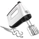 thumbnail image 2 of 6 Speed Levels 400w Hand Mixer with 2 Beaters and 2 Dough Hooks, Turbo Function, Pop-Up Button Design, 2 of 4