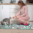 thumbnail image 3 of Corgi Dog and Flowers Kitchen Rugs Sets Of 2,Anti Fatigue Kitchen Mat Rugs Non Slip Washable,Decorative Kitchen Floor Mats for Kitchen,Sink,Laundry,17"x30"+17"x47", 3 of 7