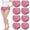 Pink, variant on 9 Pcs Waterproof Incontinence Underpants Plastic Pants Leak Proof Incontinence Underwear Adult Diaper Cover