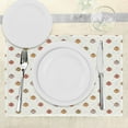 thumbnail image 3 of Ambesonne Cartoon Place Mats Set of 4, Pastel Colored Ladybugs, Standard Size, Multicolor, 3 of 6