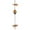 Yellow, variant on MERILER Vintage Metal Wind Chime - Charming Outdoor Decor for Guesthouse Balcony and Patio - Soothing Melodies with Easy Hang Design - Perfect Gift for Nature Lovers