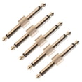 thumbnail image 4 of Shisuyan Coupler Guitar Connector Golden Cylindrical 5Pack 2.8x0.5in, 4 of 8