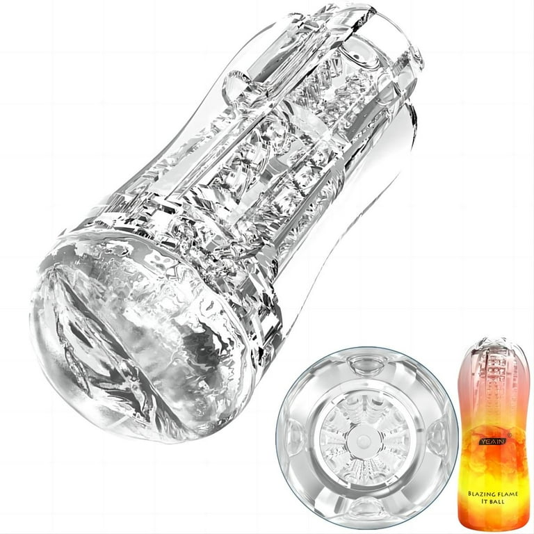 mens sex toys reviews CENTEREL Male Masturbator Cup Soft Silicone Massager for Men Toys-Without  Vibration