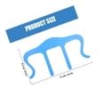 thumbnail image 2 of Minkissy 1 Pce Support de Livre de Musique Acrylique Bleu Pince Portable Forte pour Partitions Musicales, 2 of 6