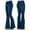 Blue, variant on Women'S Pants Flare Jeans Women Mid Waist Denim Trousers Stretch Jeans Flared Pants Jeans For Women Trendy Stretch Black 4XL