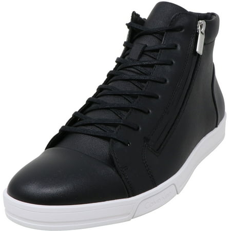 klein calvin berke leather sneaker brushed saffiano smooth sneakers shoes 5m