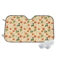 thumbnail image 2 of Lsque Floral Strawberr Car Windshield Sun Shade | Accordion Folding Style Auto Shade for Car Truck SUV Van | Blocks UV Rays Sun Visor Protector | Medium, 2 of 7