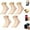 5pair-beige, variant on 5/10 Pairs Autumn Winter Socks for Women, Thickened Fleece-Lined Self-Heating Warm Snow Socks, Cold-Proof Cozy Unisex Floor Socks for Home & Outdoor.