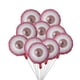 thumbnail image 1 of 1 Set 20Pcs 20in Halloween Party Balloons Round Eyeball Shape Balloons (Red), 1 of 4