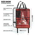 thumbnail image 3 of Iauyy 2-in-1 Car Kick Mats Back Seat Protector, 6 Large Storage Pockets , Universal Car Seat Back Protectors Kick for SUV & Sedan 25x18in,Adorable Christmas Tree, 3 of 6