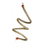 Angle View: Prevue 62816 Natural Jute Spring Rope, Tan