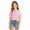 Pink, variant on VBEWZET Girls Slant Shoulder Plain Tee, Solid Color Casual Short Sleeve Off Shoulder Top Yellow 8-9 Years