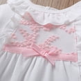 thumbnail image 6 of Hessimy Unisex Baby Short Sleeve Bodysuits Made With Cotton,Comfortable(White, 6 of 9