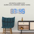 thumbnail image 1 of Reloj despertador LED Digital Bling Bling construcción robusta grande multifunción 3D, 1 of 10