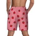 thumbnail image 4 of Goofa Strawberries Printed Men's Swim Trunks Board Shorts Quick Dry Mens Swimming Trunks with Compression Liner,Breathable Fit Hawaii Beach Shorts-XX-Large, 4 of 9