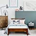 thumbnail image 3 of Acacia Kaylin 14 Inch Wood Platform Bed Frame with Headboard, Twin Caramel, 3 of 15