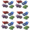 24 Piece 2.5" Party Pack Assorted Pull Back Racing Cars. - Fun Gift Party Giveaway
